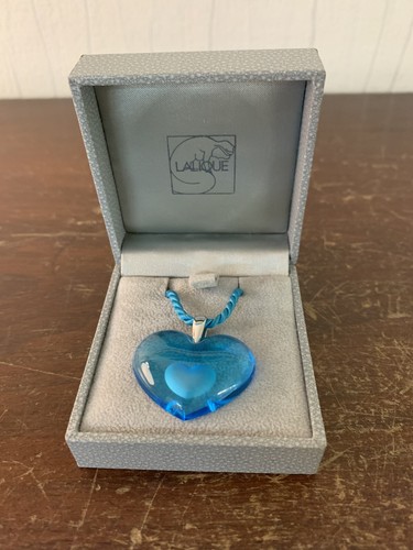 Collier cœur bleu - , ciel