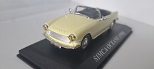 SIMCA OCEANE CABRIOLET 1958  jaune pâle NB MINIATURE  1/43