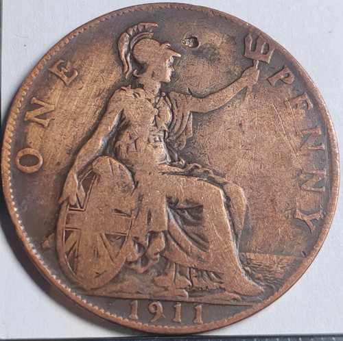 Penny george 1911 - george, v