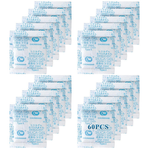 Sachets gel silice - 60,