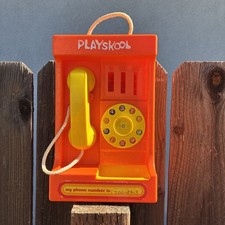 Vintage Orange Playskool Pay