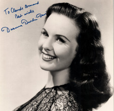Deanna Durbin Actrice, PHOTOGRAPHIE DÉDICACÉE SIGNÉE à la main Autographe