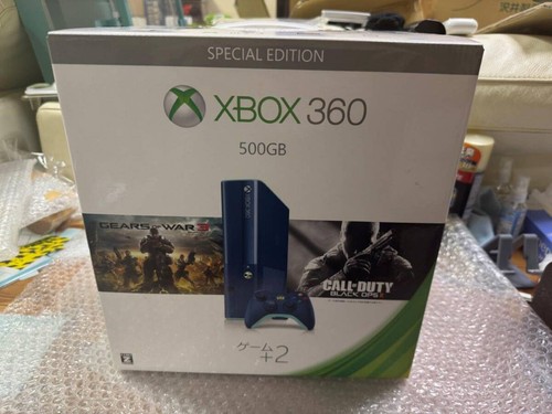 Console xbox360e 500go - 500go, bleu
