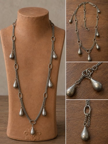 Grand sautoir collier couleur - sautoir,