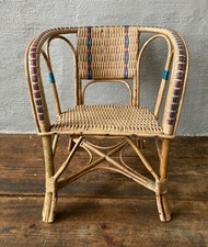 Chaise En Osier Vintage