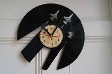 Horloge murale disque vinyle