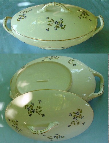 Ancienne soupière porcelaine - ancienne,