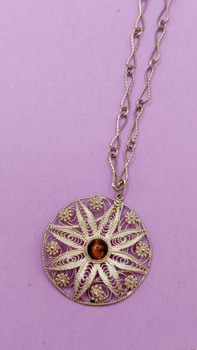 Collier pendentif vintage - , en