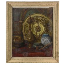 Huile sur toile Nature morte par Eug Régagnon