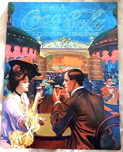 Plaque metal coca cola - *plaque,