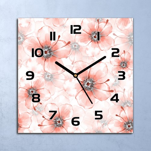 Horloge murale design verre - horloge,