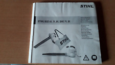 STIHL BGE 61 71 81 - SHE aspiro - souffleur à main électrique : notice d'emploi