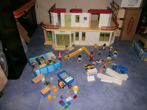 Lot hotel playmobil incomplet - lot,