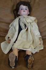 Poupée ancienne tête biscuit, SFBJ Paris,  Jumeau, corps articulé 54 cm