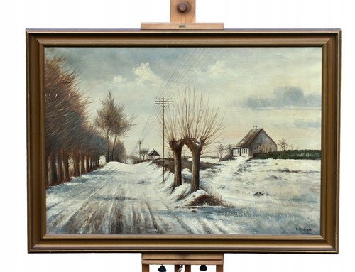 Hedager paysage d - paysage, d’hiver