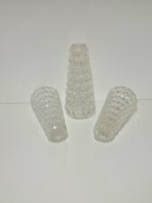 LOT DE 3 TULIPES EN VERRE