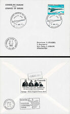 FE18b FDC Council of Europe "First Flight CONCORDE 001 / TURCAT & RETIF" 1969