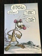 CARTE POSTALE 15X10 PTILUC 1991 LES RATS RAT'S 