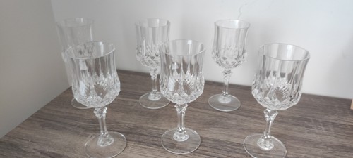 6verres pied vin en - à,