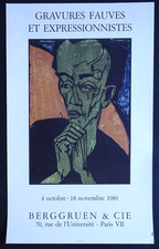 ERICH HECKEL Affiche originale