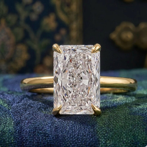 Bague solitaire diamant pour