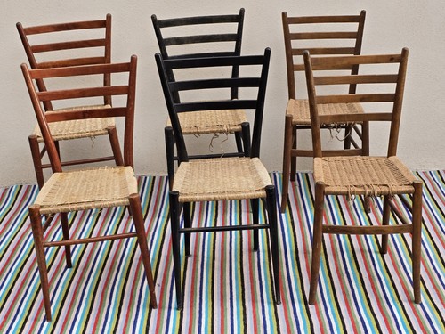 Lot chaises vintage