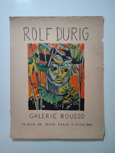 Rolf dürig affiche exposition - dürig,