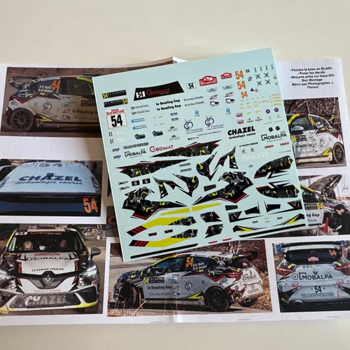 Decal renault clio - 1, v