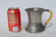 UNUSUAL  HAND HAMMERED PEWTER