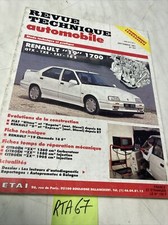 Renault 19 R19 1700 GTX TXE TXI 16S Revue Technique Automobile RTA