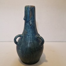 Art nouveau - Maes, Dalpayrat? - Grand vase "bougie" à 3 anses - Grès émaillé