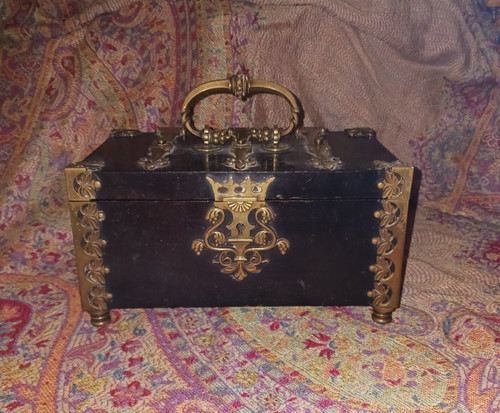 Ancien coffret décor - coffret,décor, de