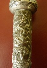 MANCHE D OMBRELLE ARGENT JAPON