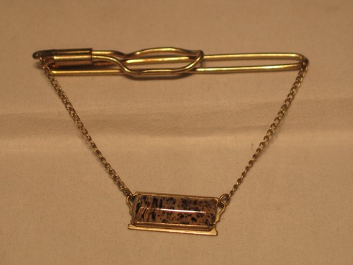 Vintage gold filled - gold, dendrite