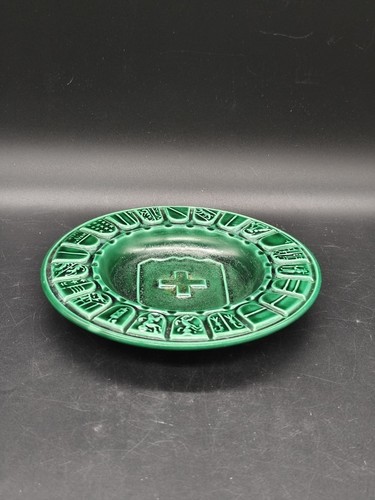Vide poche faience verte