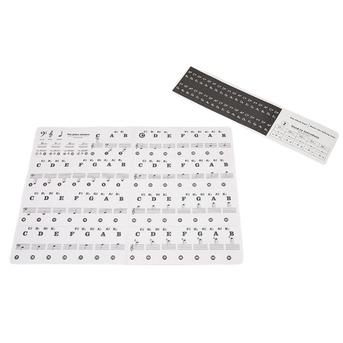 Autocollants clavier piano - autocollants, clavier/piano