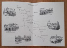 Document Souvenir Philatélique 1er jour  : LES PONTS - PAYS DE LA SAULX - 1994