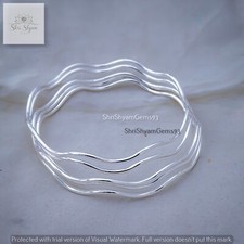 Bracelet Squiggle, Bracelet Zig Zag Wave 5 Pcs GS Argent Micro Bijoux Femme C...