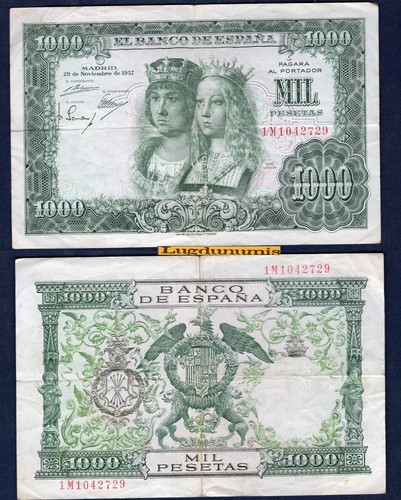 Espagne 1000 pesetas - espagne,
