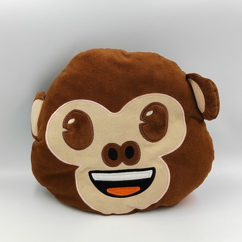 Peluche coussin tête singe - coussin,