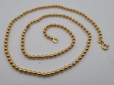 Collier Chaîne Boules Plaqué