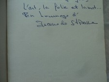 livre dédicacé ISAURE DE SAINT PIERRE "UNE ETOILE QUI DANSE"