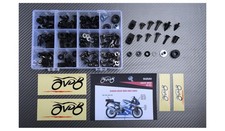 Kit visserie vis carénages spécifique Titane SUZUKI GSXR GSX-R 1000 2001-2002