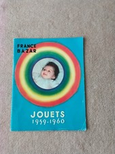 CATALOGUE JOUETS FRANCE BAZAR VOITURES CAMIONS CANOTS POUPEES AUTRES ANNEE 1959