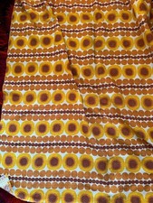 RARE Très Grand Tissu VINTAGE