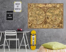 Livre vintage 3D B470 carte du