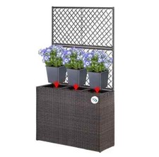 Jardinière Polyrotin Noir -