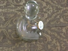 ANTIQUE BRANDY DECANTER, WIDER