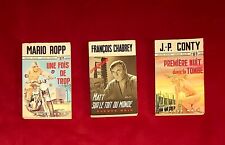 Lot 2 romans policiers et 1 roman d'espionnage des années 70  