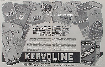 Publicite kervoline peugeot - publicite,
